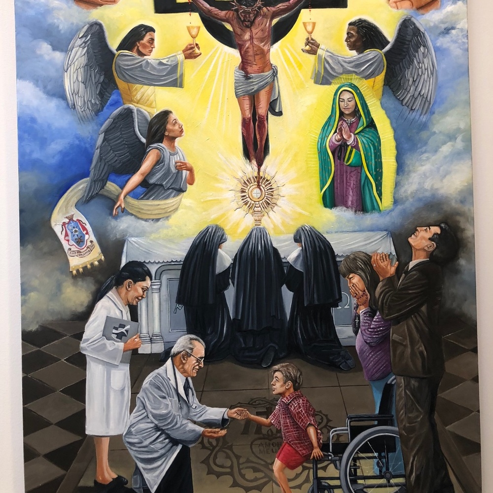 Religious painting 8X12